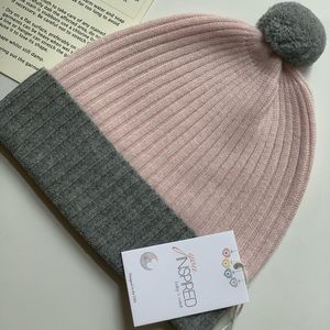 GIRLS WOOL BEANIE hat merino wool toddlers kids headwear accessories size 2-3y